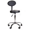 TABORET KOSMETYCZNY Z OPARCIEM BH-7289 CZARNY